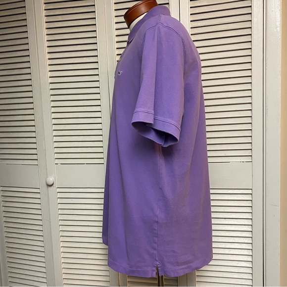 Vineyard Vines Size Large Classic Fit Purple Polo Cotton - Picture 3 of 6